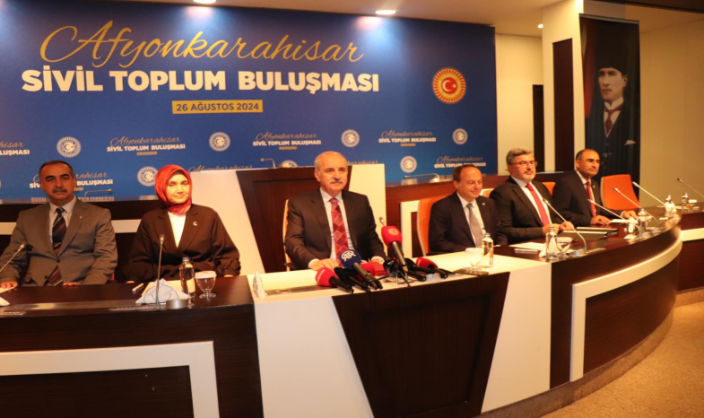 TÜRKİYE BÜYÜK MİLLET MECLİSİ BAŞKANI NUMAN KURTULMUŞ ATSO’DA STK TOPLANTISI YAPTI