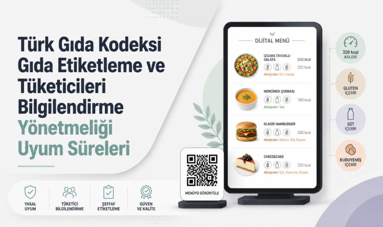 Türk Gıda Kodeksi Gıda Etiketleme ve Tüketicileri Bilgilendirme Yönetmeliği Uyum Süreleri