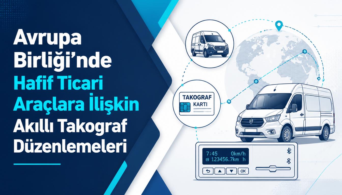 Avrupa Birliği'nde Hafif Ticari Araçlara Yönelik Akıllı Takograf Düzenlemesi ve Türkiye'deki Durum